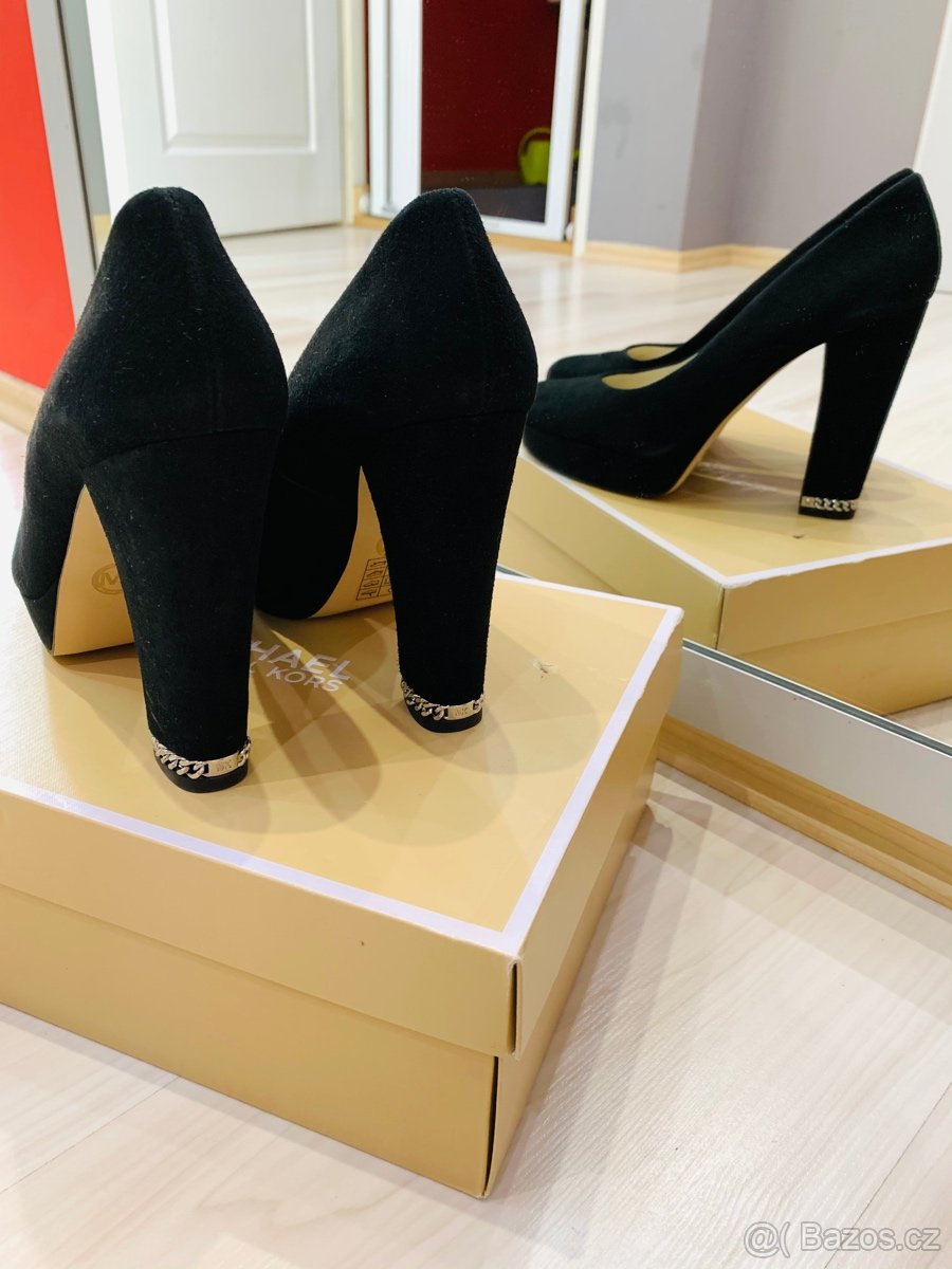 Dámské černé lodičky Michael Kors - 5