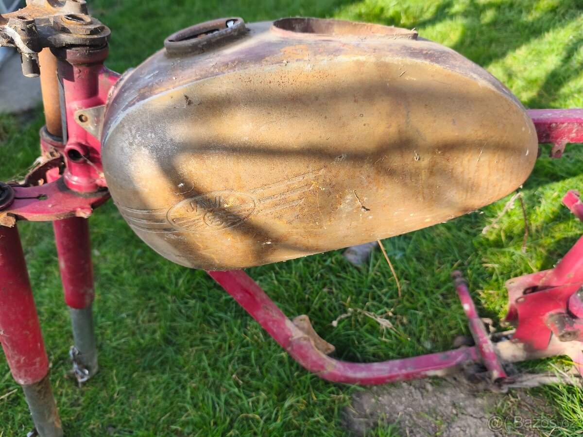 Rám a díly jawa 125/355 - 5