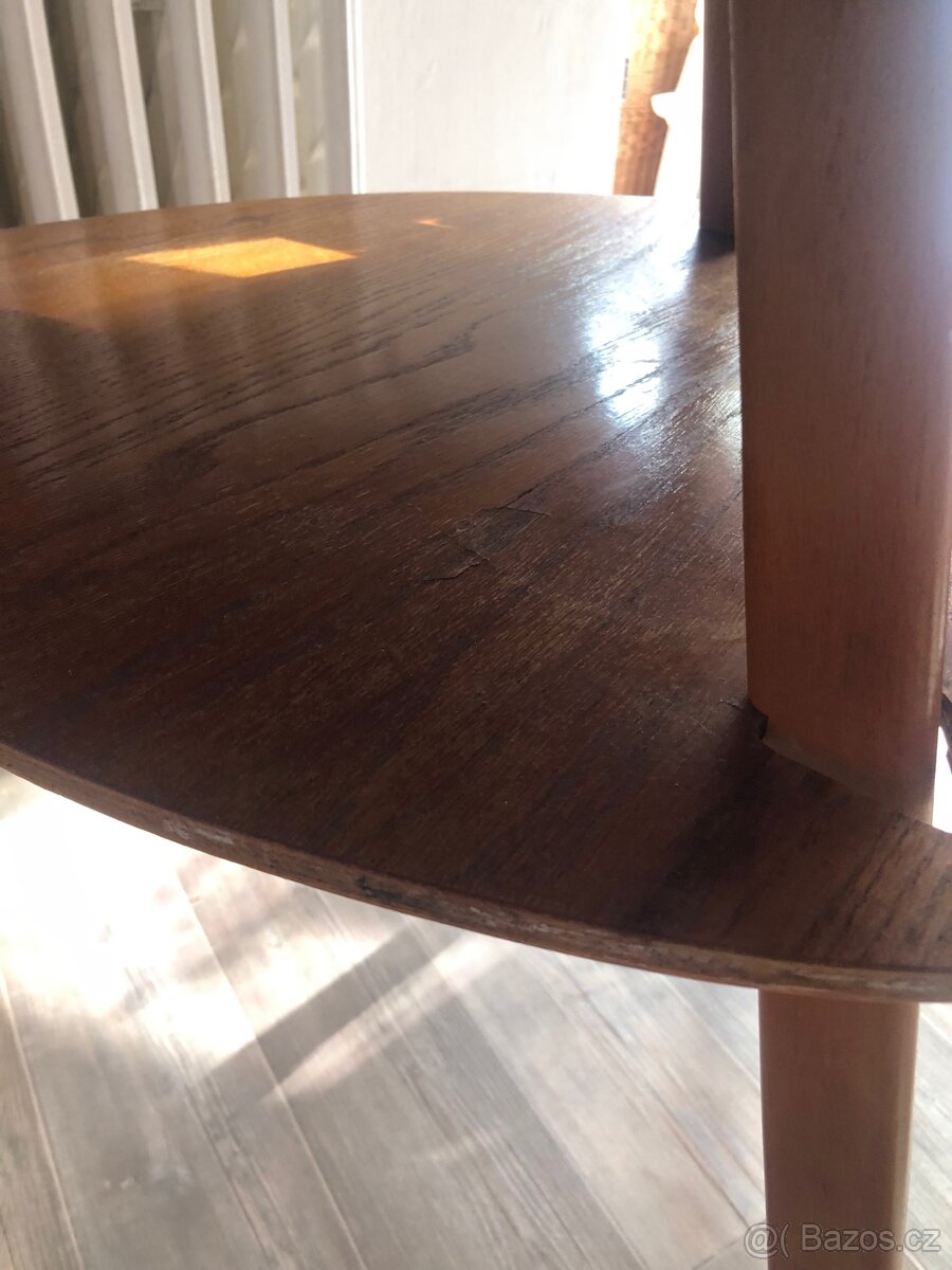 Retro konferenční stolek trsátko - 5