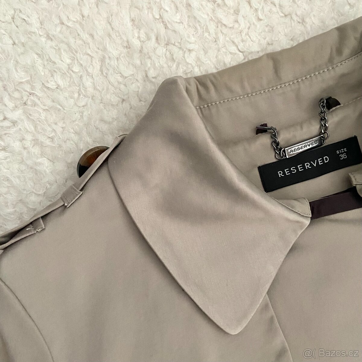 Dámský trenčkot Reserved vel. 36 - 5