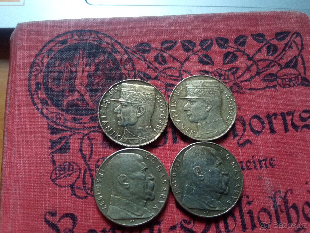 MINCE 10 KČS MASARYK+ ŠTEFÁNIK - 5