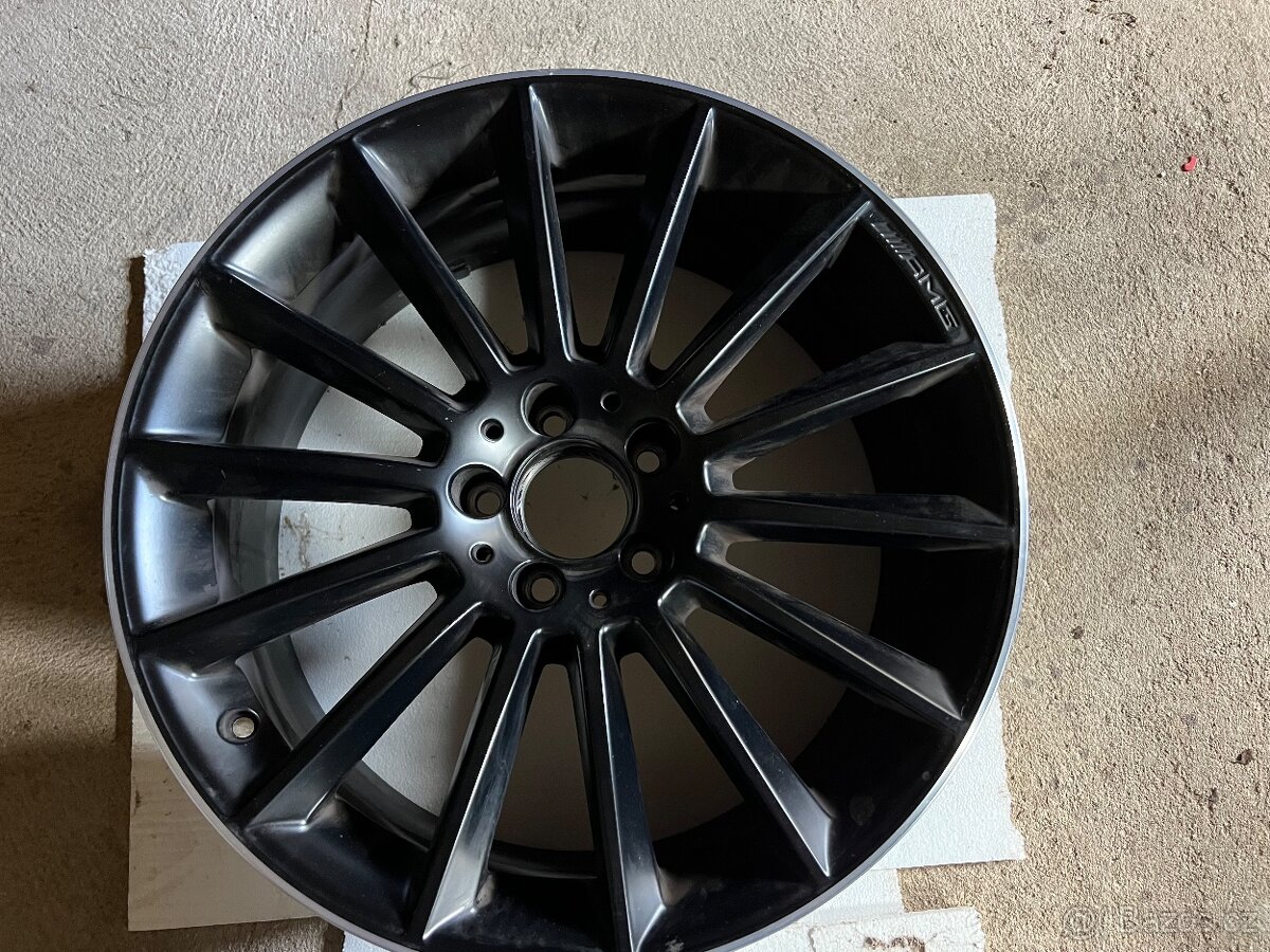 ALU AMG MERCEDES 6x, zimní pneu+original výfuk - 5