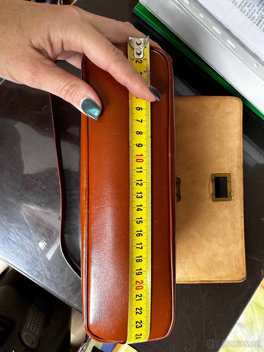 Retro kožená kabelka - 5