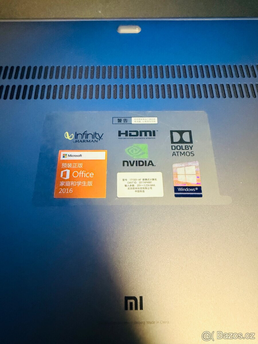 Notebook Xiaomi PRO i7 - 5