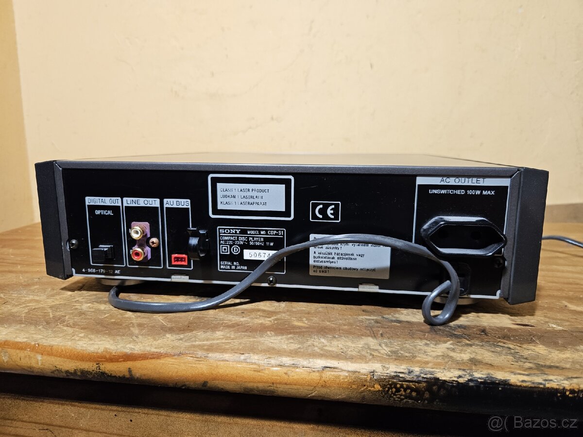 SONY CDP-S1 HiFi CD přehrávač - 5