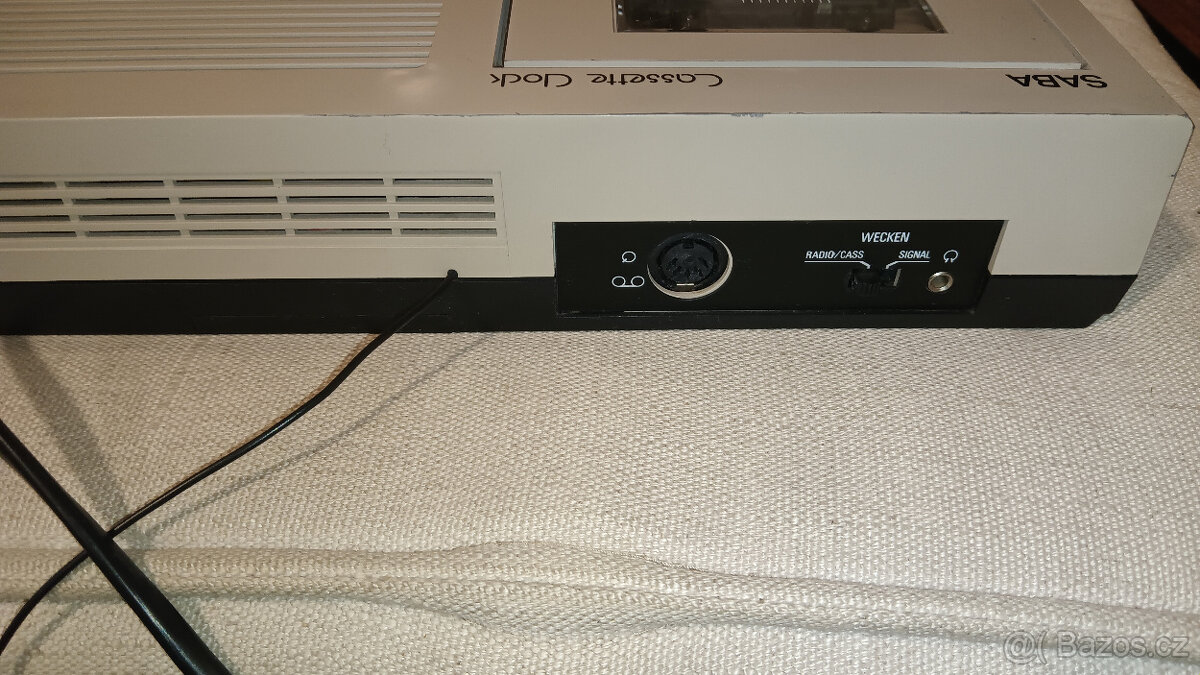 Prodám rádio cassette budík Zn.SABA - 5