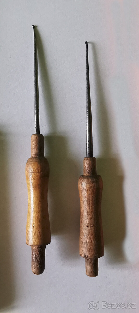 Sada retro háčků na háčkování – 25 ks (70.–90. léta, mix - 5