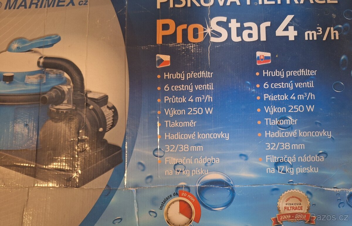 Písková filtrace Pro Star 4 - 5