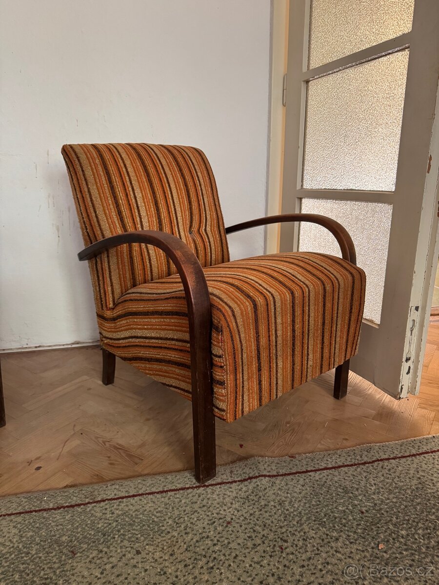 Halabala křesla 2ks k renovaci - 5