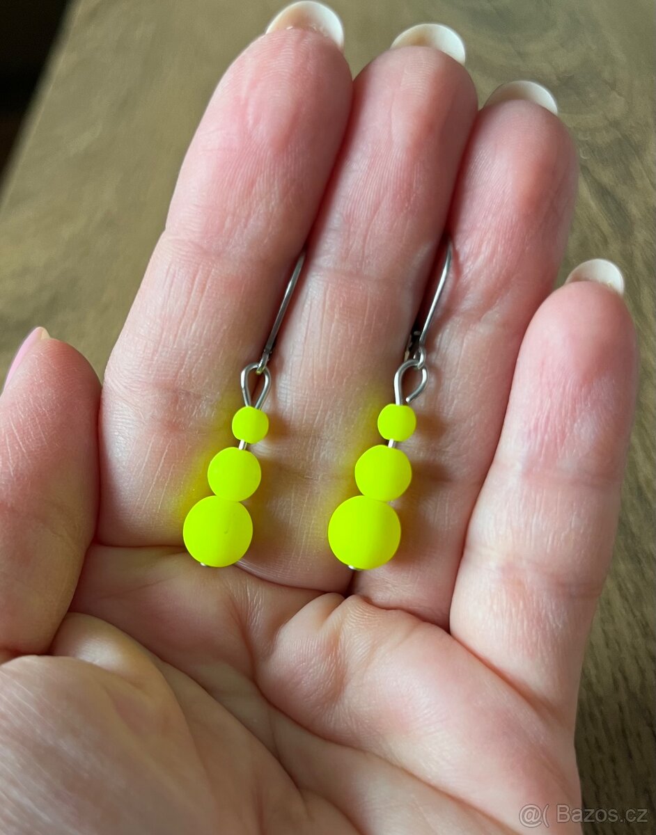 Ocelové visací náušnice - 5