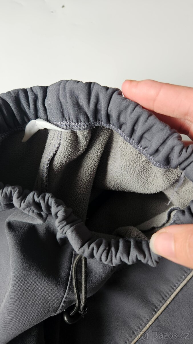 Zateplené softshellové kalhoty - vel.98 - 5