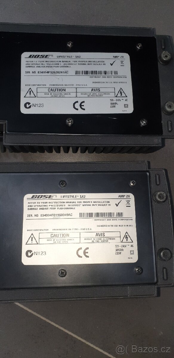 Bose zesilovače Lifestyle SA2, 2kanály 220w - 5