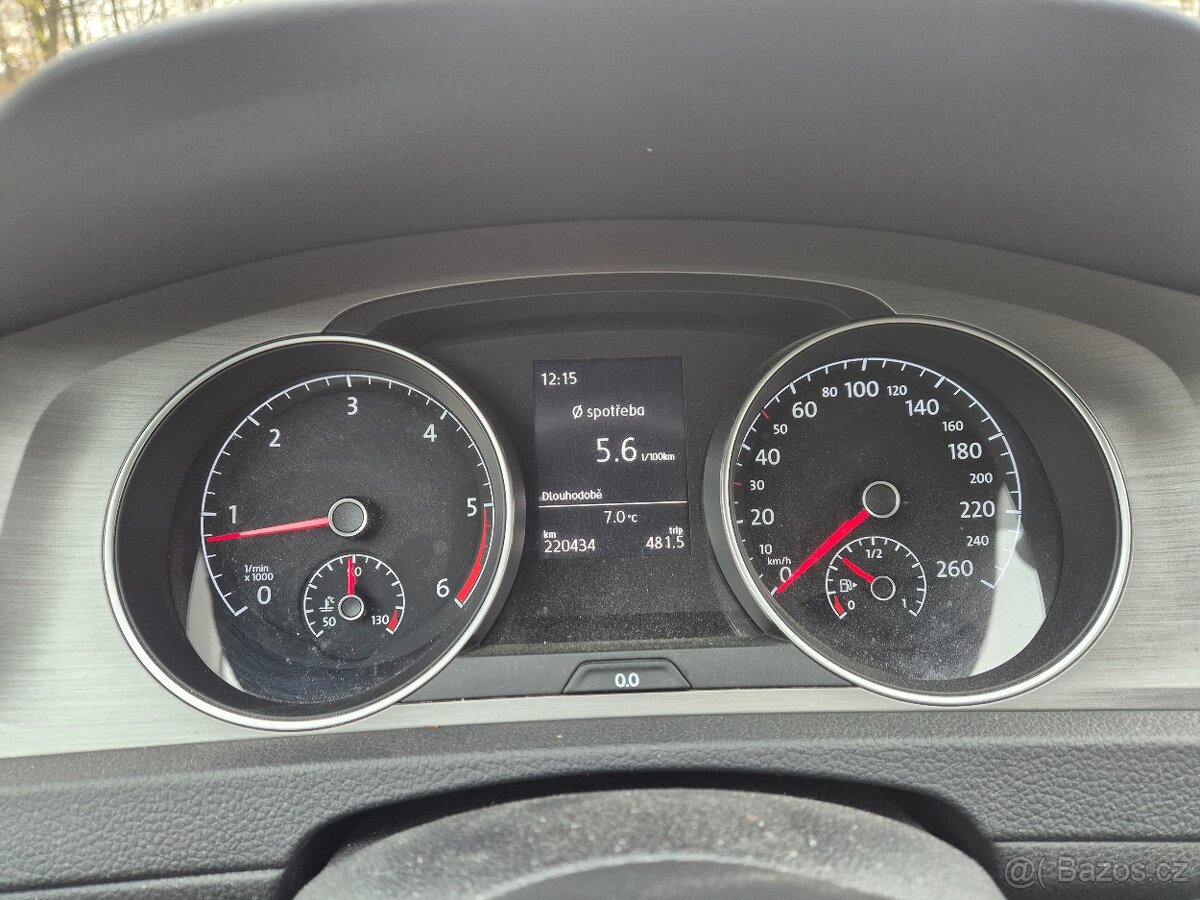 Golf Combi 7,2,0TDI ,110kw,výbava ,servis. - 5