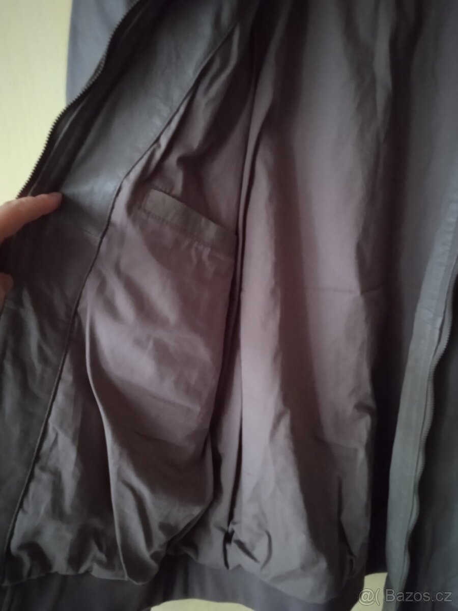 Pánská kožená bunda, velikost 58 - 5