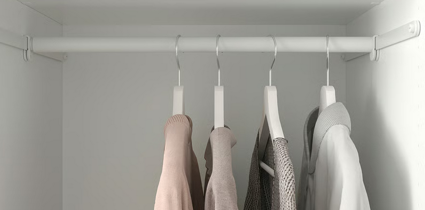 HJÄLPA lišty + šatní tyč - 5