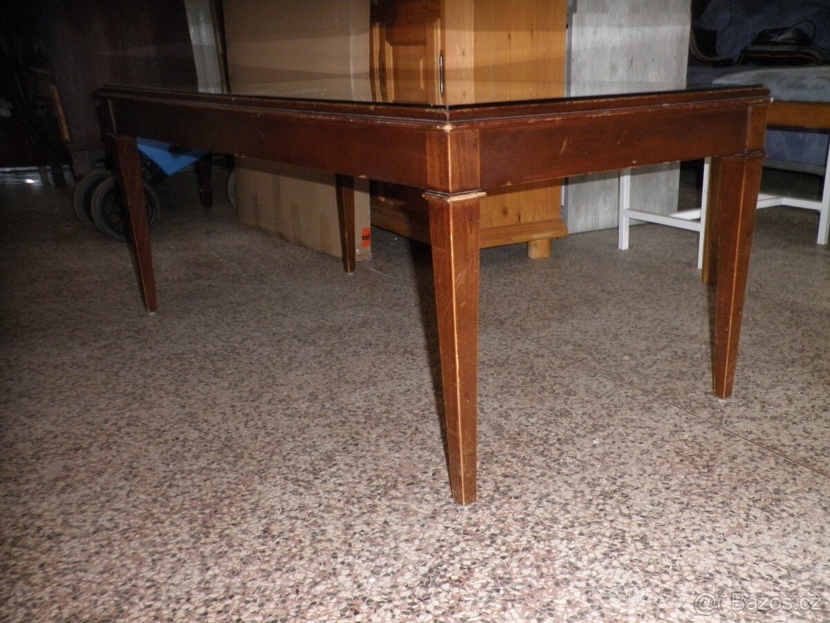 Konferenční stůl s intarzií - 5