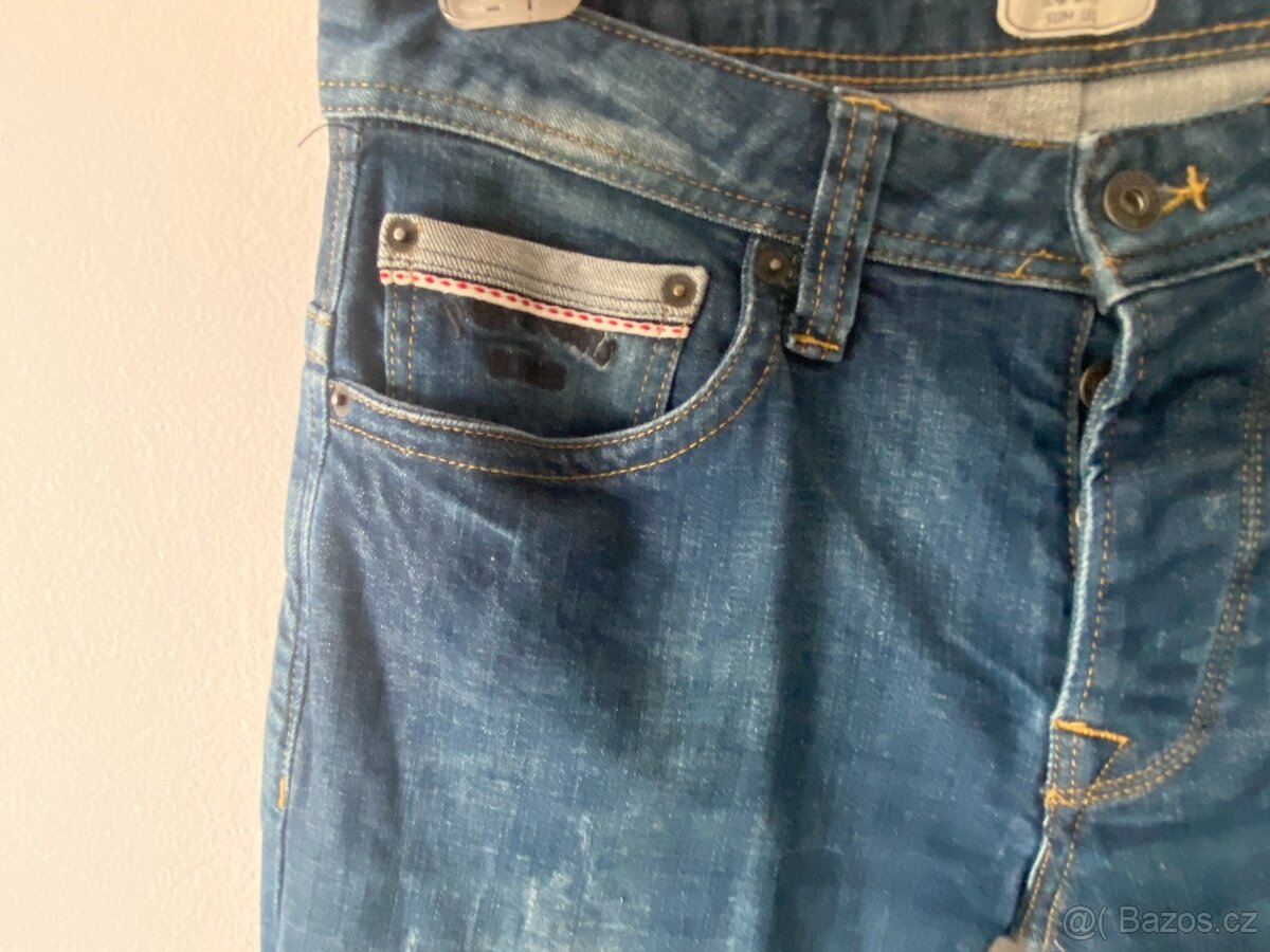 Prodám jeans Pepe dámské 30/34 - 5