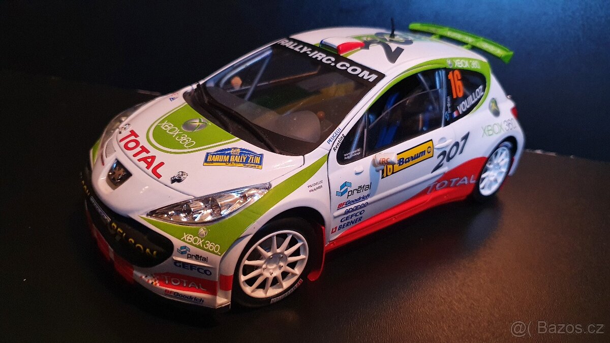 Peugeot 207 S2000 1:18 BARUM rally N. Vouilouz - 5