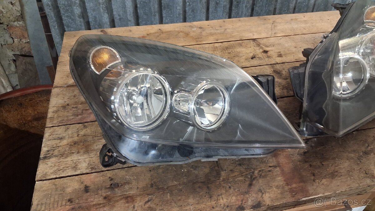 Opel Astra C, přední nárazník, světla, blatníky - 5