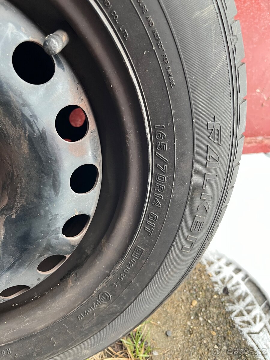 Ocelova kola s pneu - 5