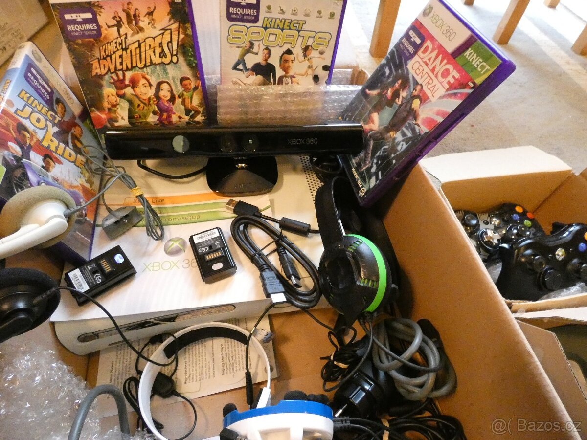 XBOX 360 HDD HDMI KINECT komplet SESTAVA - záruka - 5