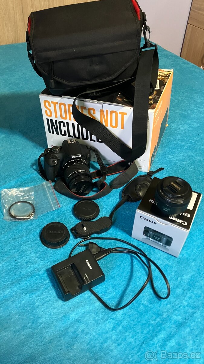 Canon EOS 2000D + 2 objektivy + kompletní příslušenství - 5