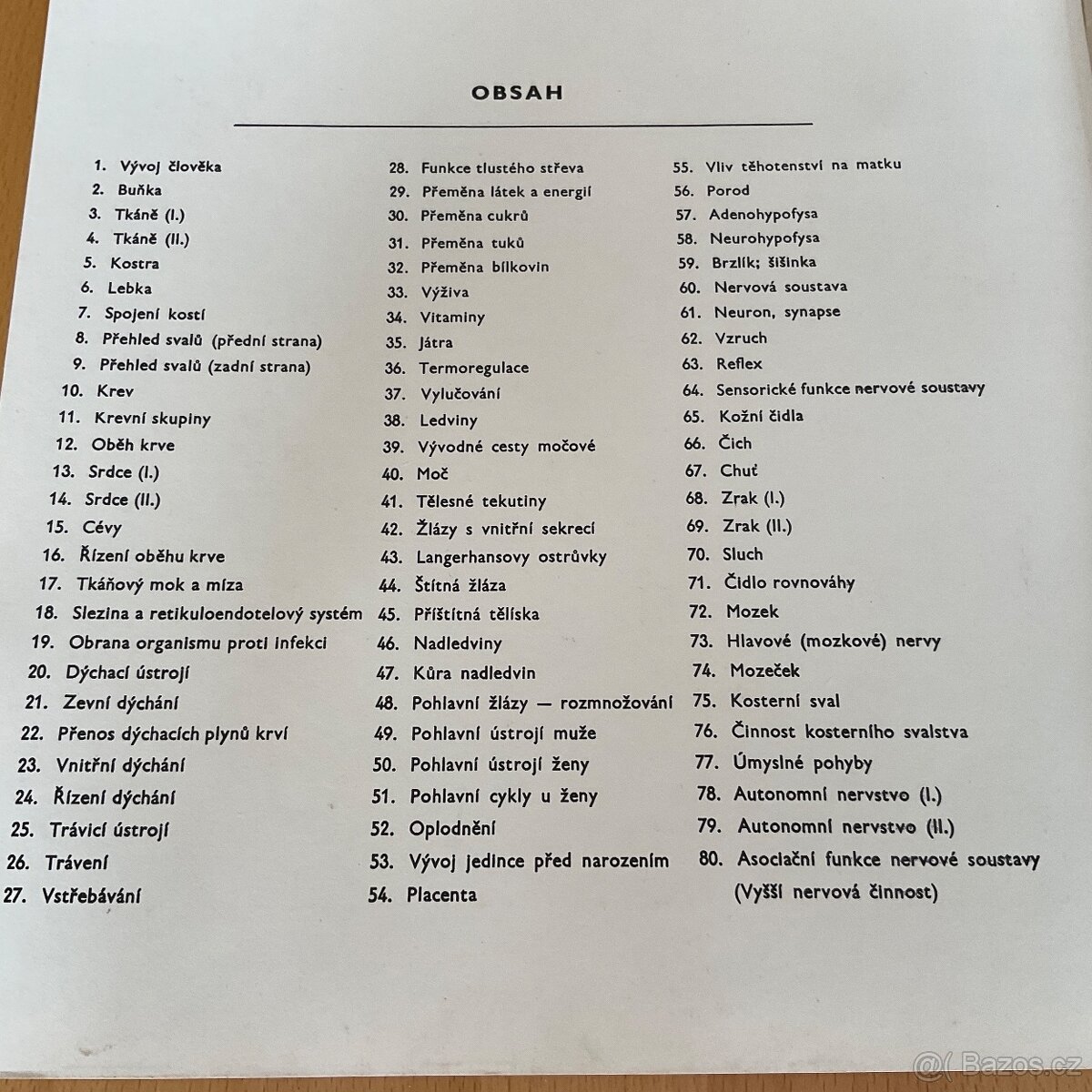 Retro- Biologie člověka v obrazech- A4 - 5