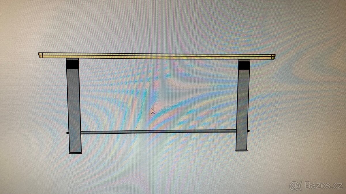 Litinové nohy - přîprava na stůl - 5