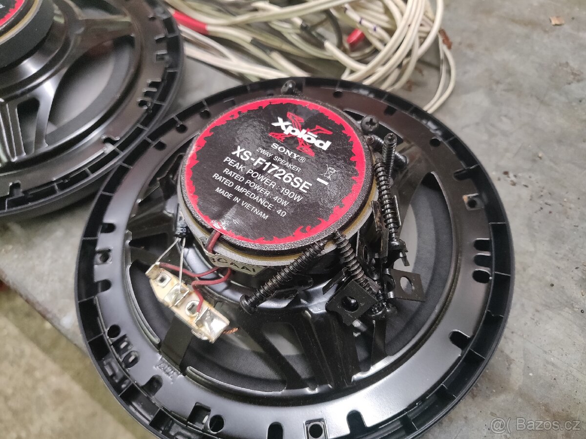 Autorádio Sencor + repro Sony Xplod - 5