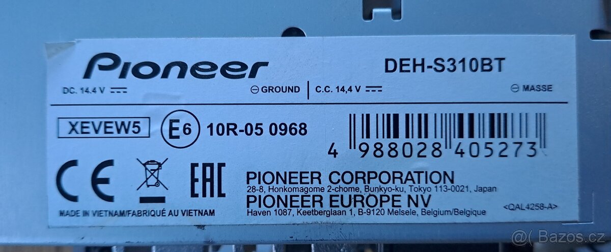 Autorádio Pioneer s bluethoot - 5