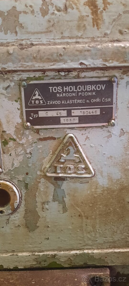 Soustruh velký TOS k prodeji - 5