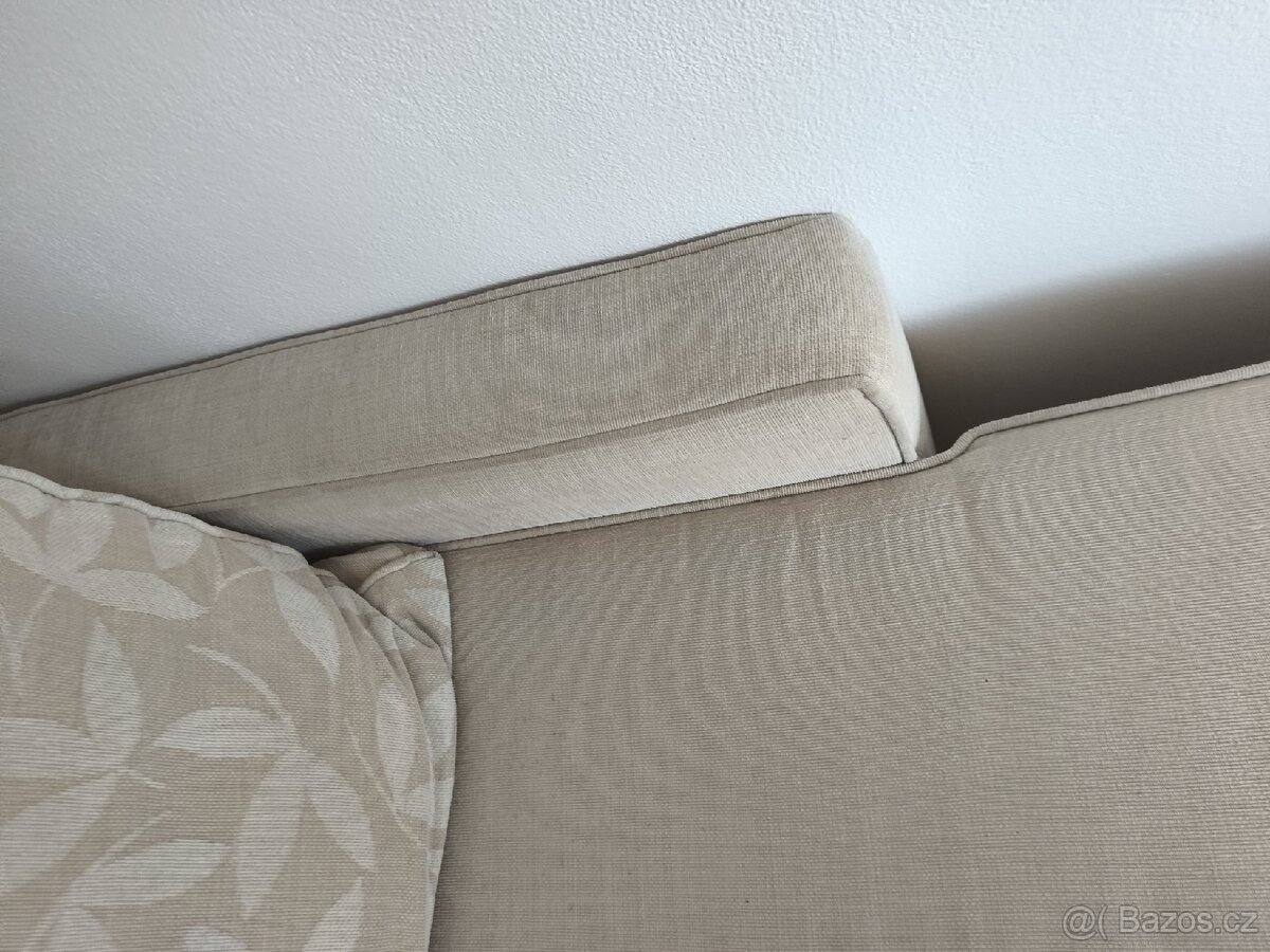 Gauč pohovka rozkládací 3 místa s úložným prostorem - 5