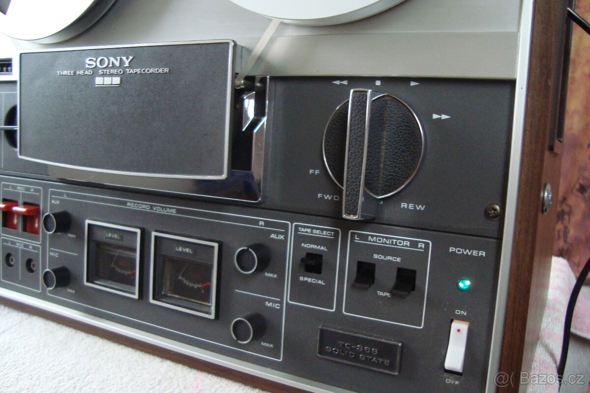 Kotoučový magnetofon Sony TC-366 - 5