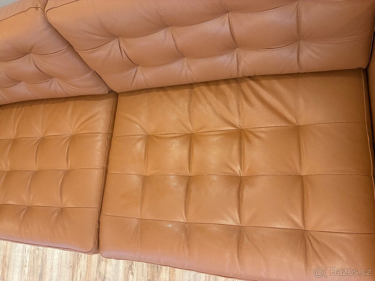 Pohovka kožená 3 místná - 5