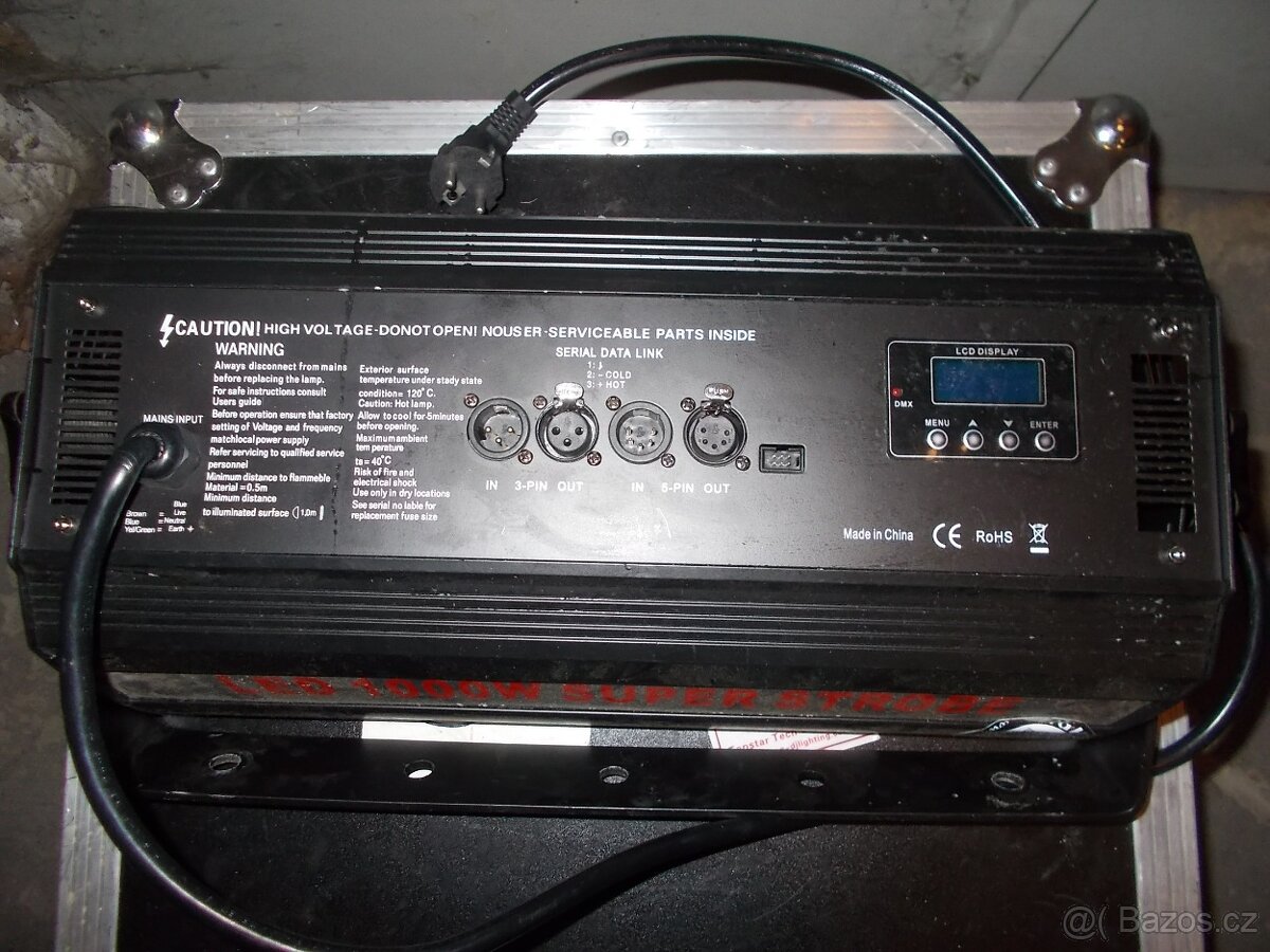 LED Strobe - bílá, teplá bílá 1000W 3v1 - 5