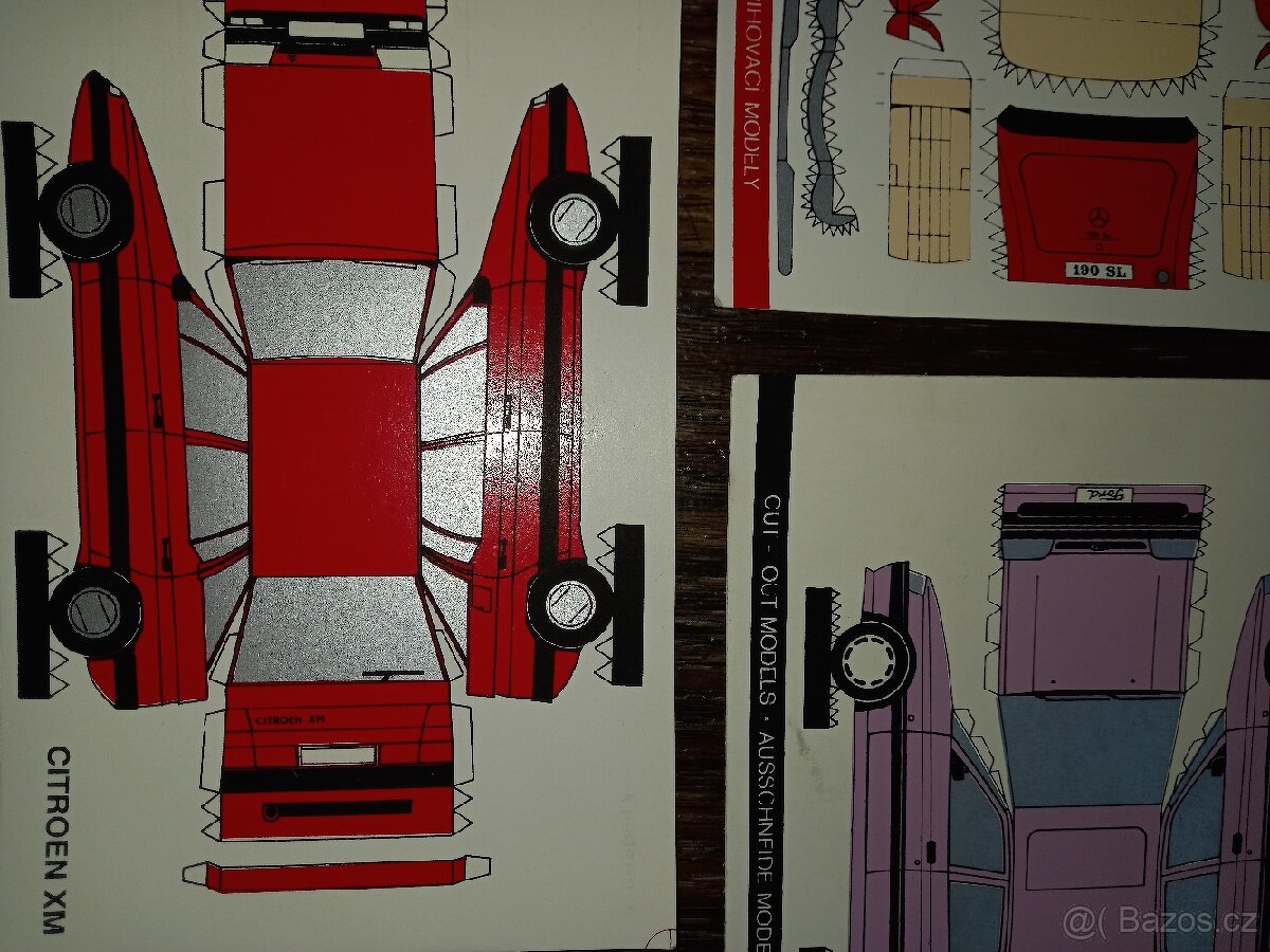 Samolepky rallye a papírové modely auta - 5