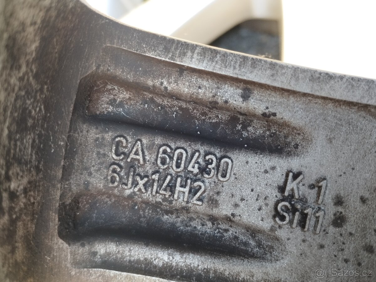 Alu kola Borbet Lada 175/65 r14 - 5