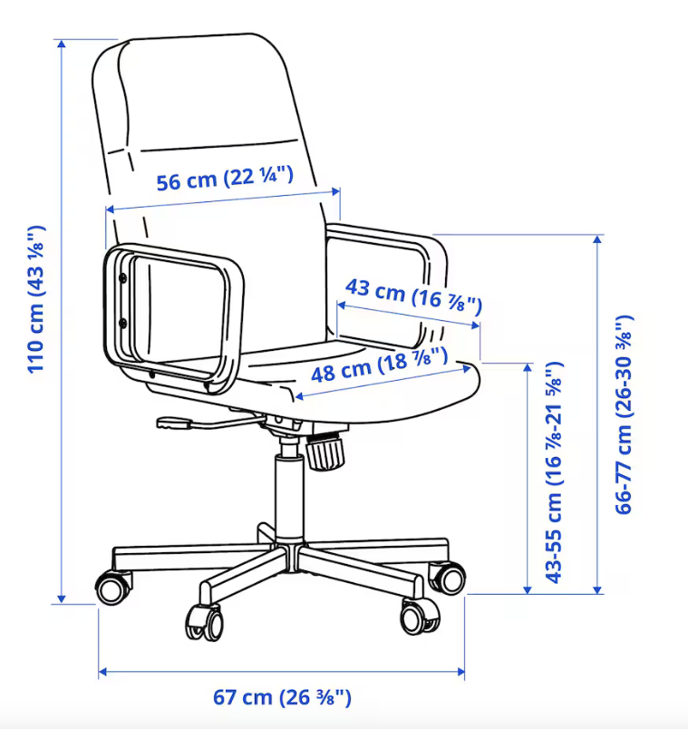 Otočná židle RENBERGET - 5