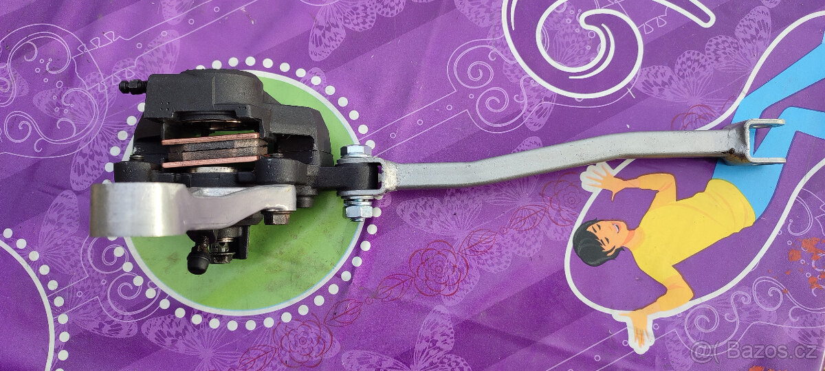 Suzuki SV 650N/S (1999- 2002) Třmen zadní + unašeč a držák - 5