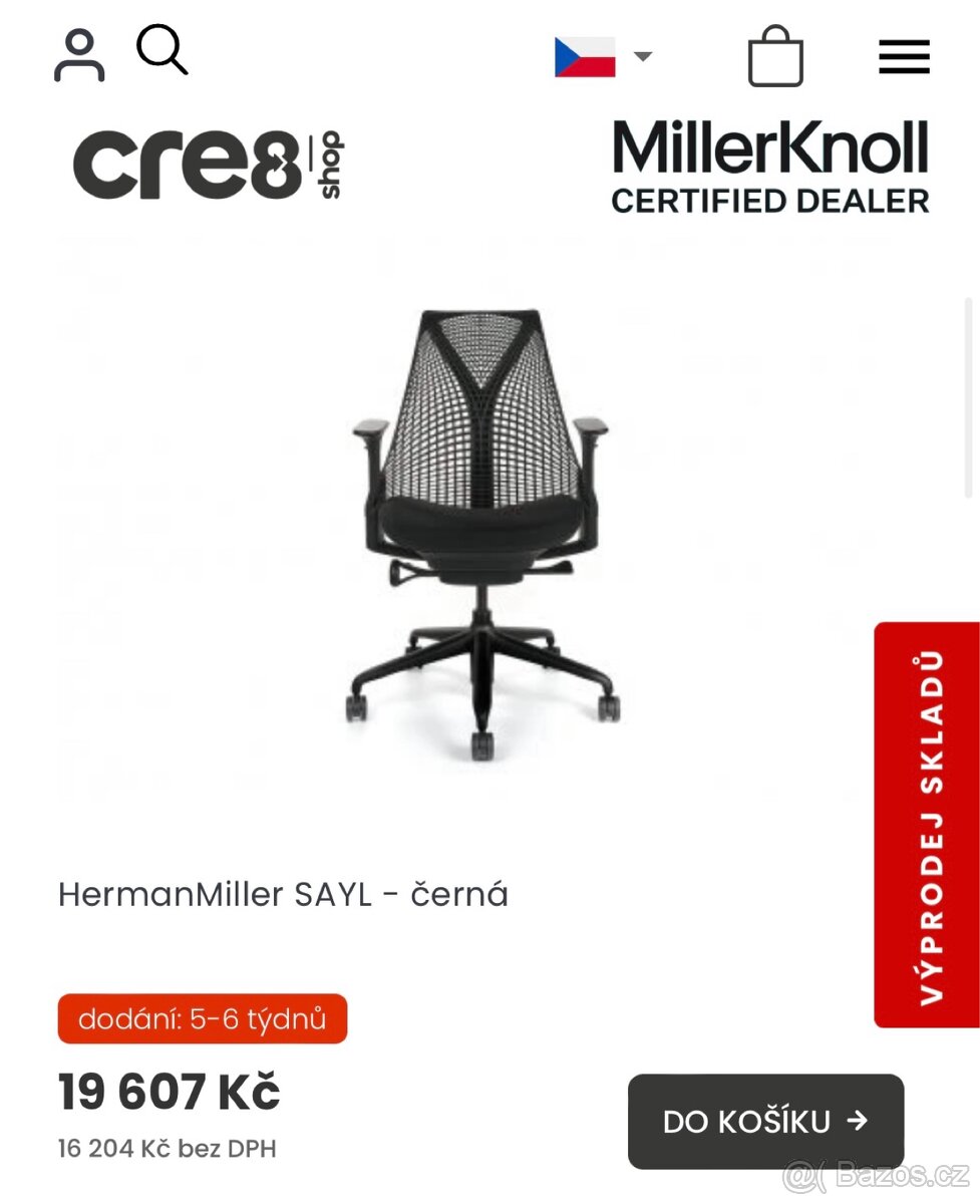 kancelářská židle Herman Miller Sayl - více ks - 5