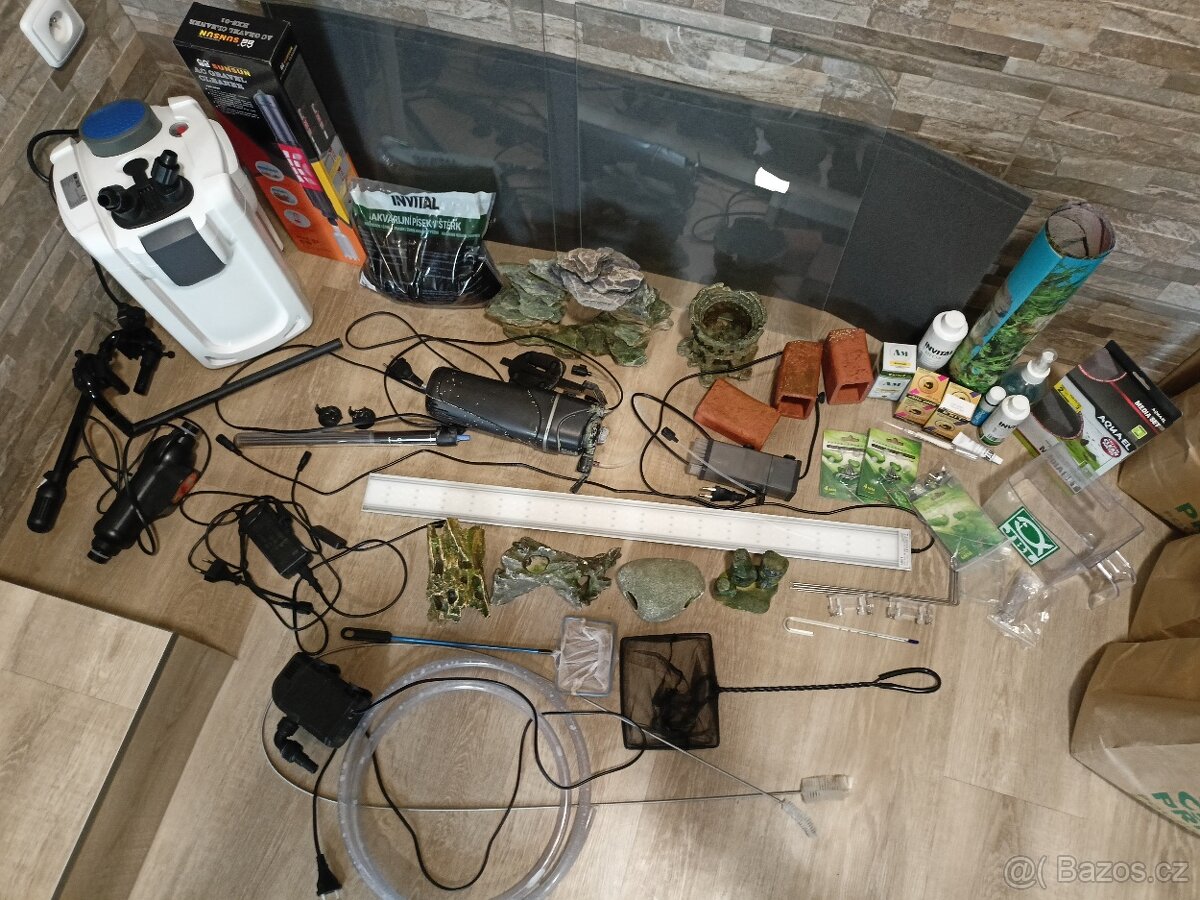 Prodám akvarium 160l + techniku, substrát atd. - 5