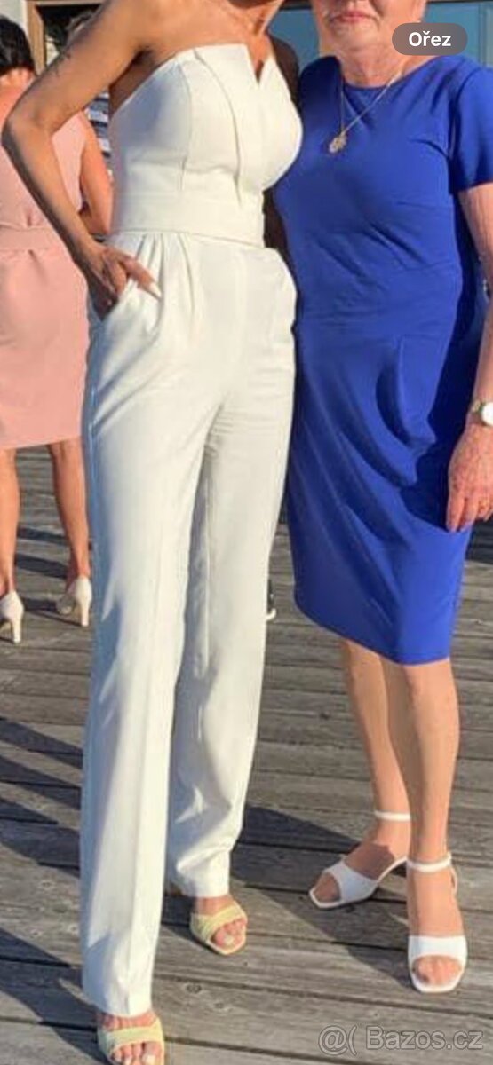 Prodám svatební/společenský overal včetně obuvi - 5