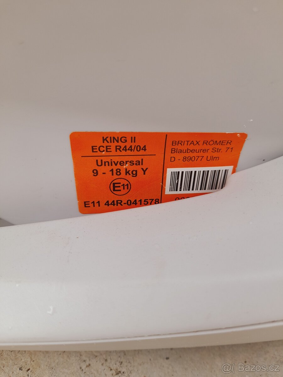 Britax Römer King II - zebra - 5