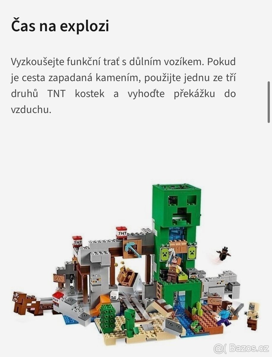 Lego Minecraft Creepův důl 21155 - 5