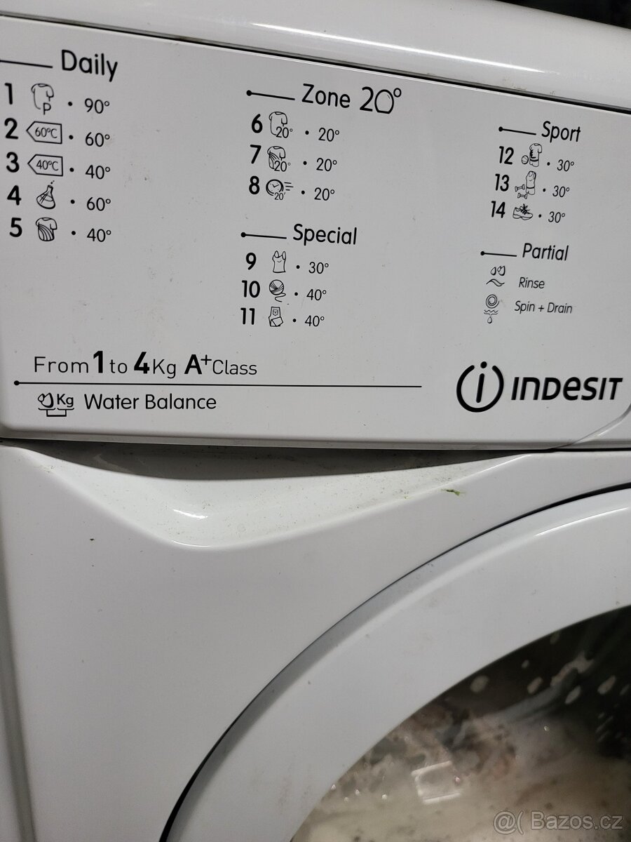 pračka Indesit - EXTRA malá hloubka - 5