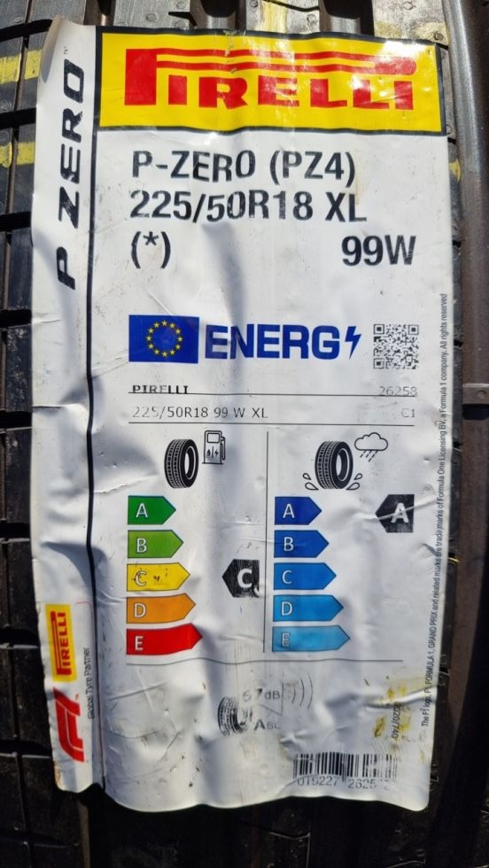 Letní pneu 225/50/18 Pirelli - 5