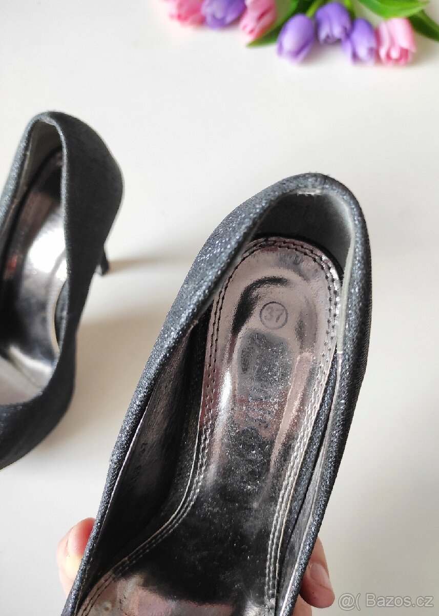 Nové dámské párty lodičky na podpatku - 5