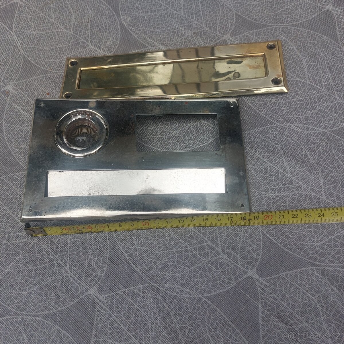 Staré mosazné věci na dveře. - 5