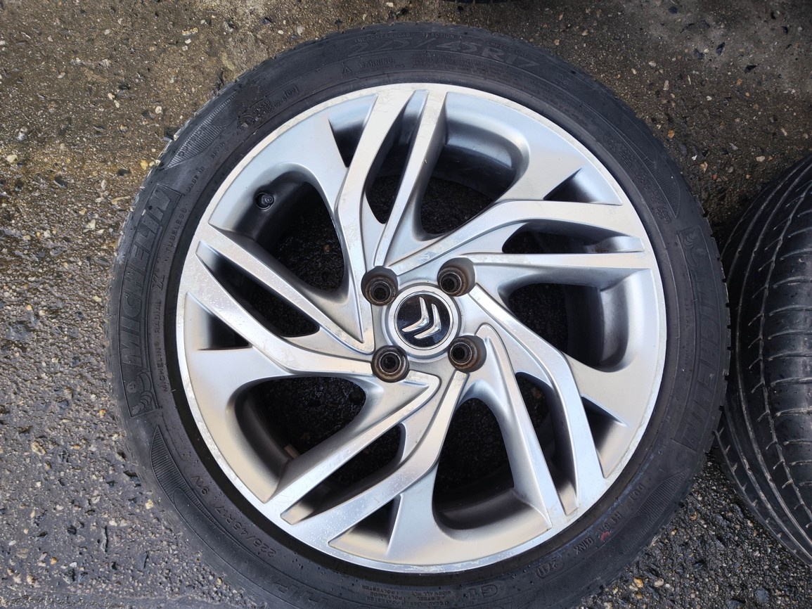 17"letní alu sada 4x108 origo Citroen C4 mk2 DS4 C5 DS5 - 5