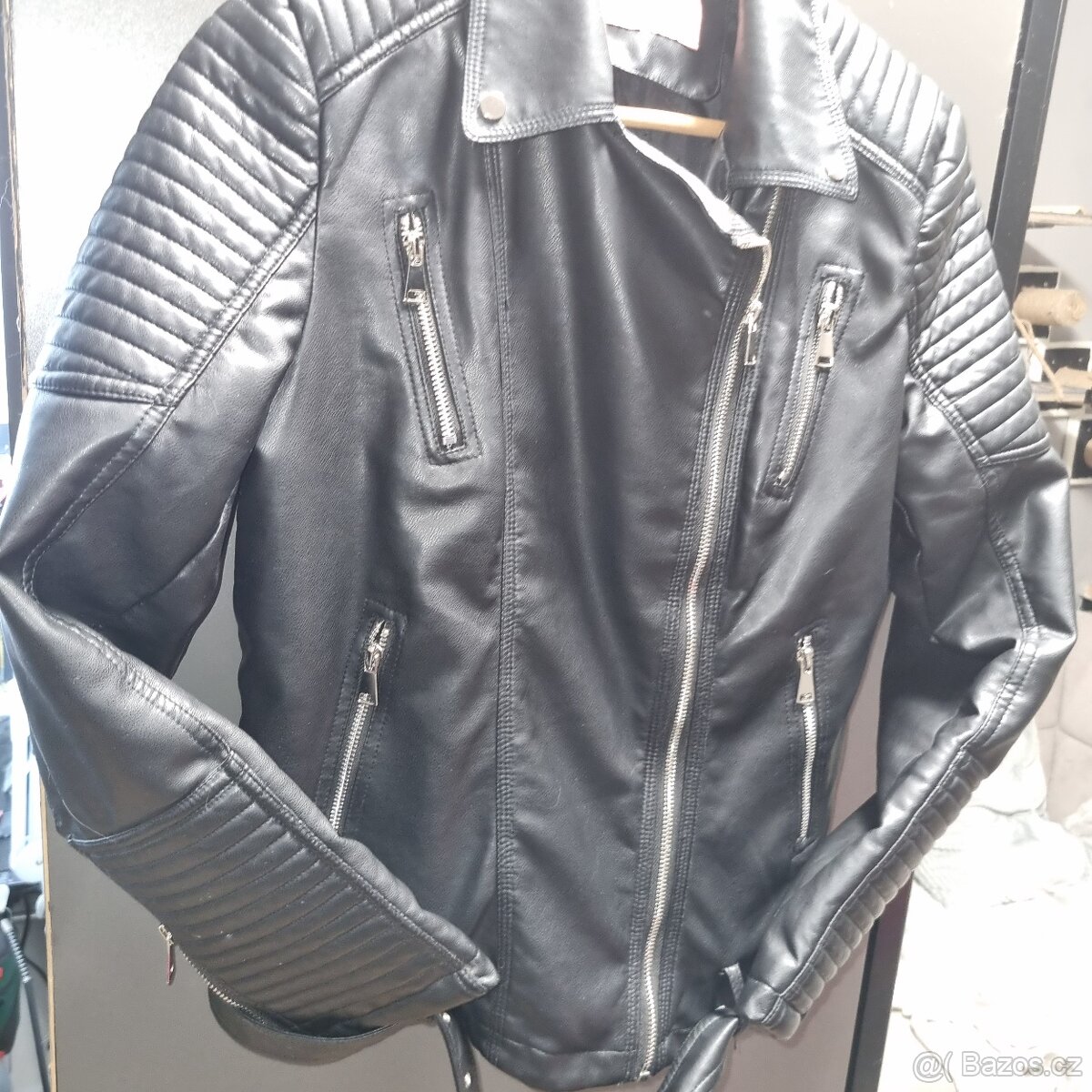 Dámská kožená bunda - 5